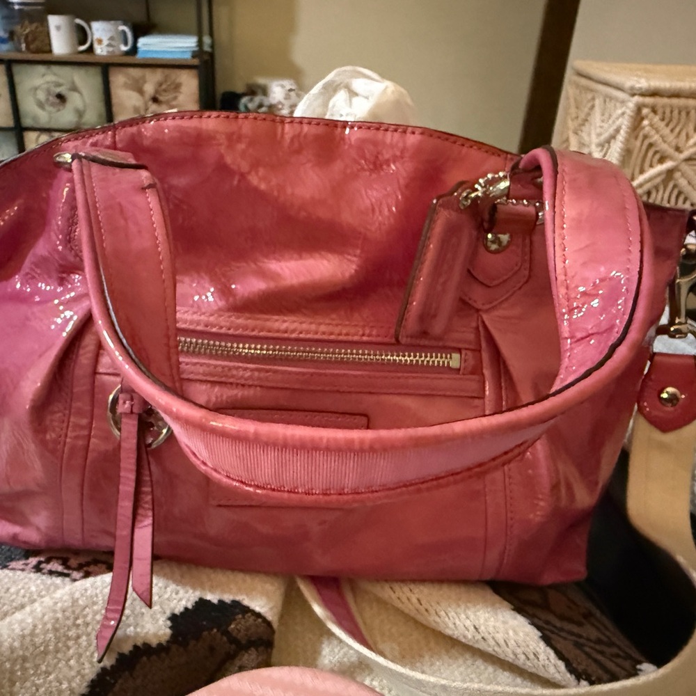 Coach Poppy Pink Shoulder Bag Groovy Slickster